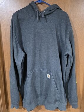 Carhartt Dark Gray Hoodie Work Sweatshirt
